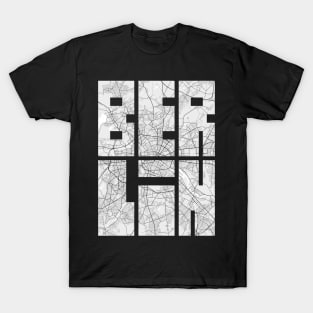 Berlin, Germany City Map Typography - Light T-Shirt